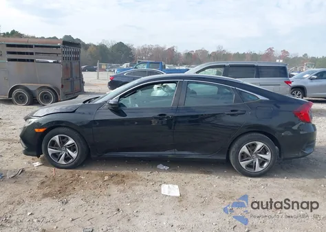 2019 Honda Civic Lx из США, поврежденный, VIN 19XFC2F62KE026182